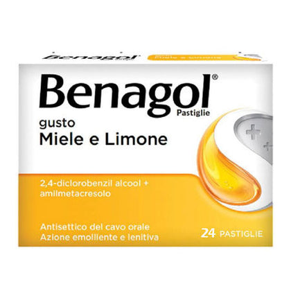 Benagol 24 Pastiglie Miele Limone