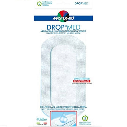 Master Aid Drop Med Medicazione TNT 10,5x20cm 5 Pezzi