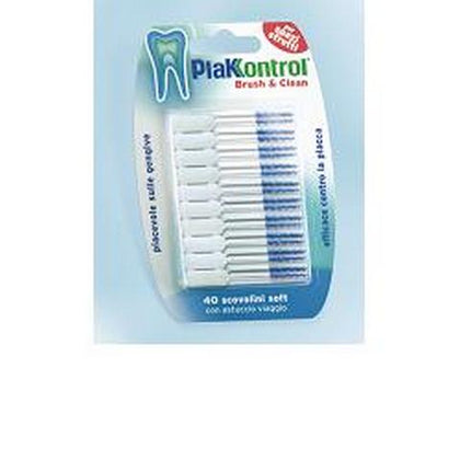 Plakkontrol Brush&clean 40 Pezzi