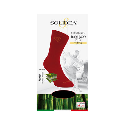 Solidea Socks For You Bamboo Fly Young Nero Xl