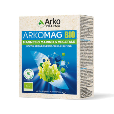 Arkomag Bio Magnesio Marino E Vegetale 30 Compresse