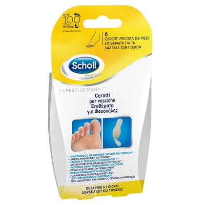 Scholl Cerotti Per Vesciche Dita Piedi 6 Pezzi