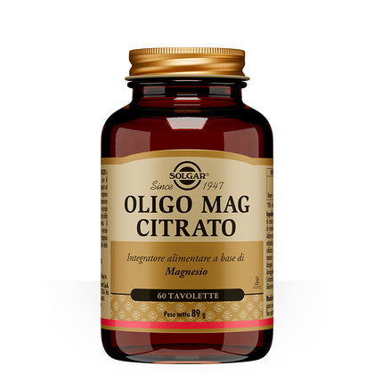 Solgar Oligo Mag Citrato 60 Tavolette