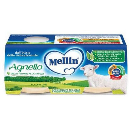 Mellin Omogeneizzato Agnello 2x80g