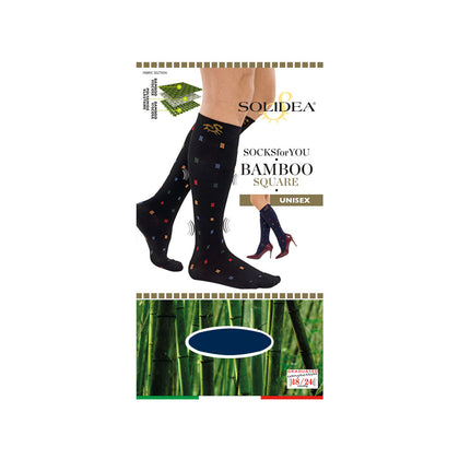 Solidea Socks For You Bamboo Square Blu Taglia M